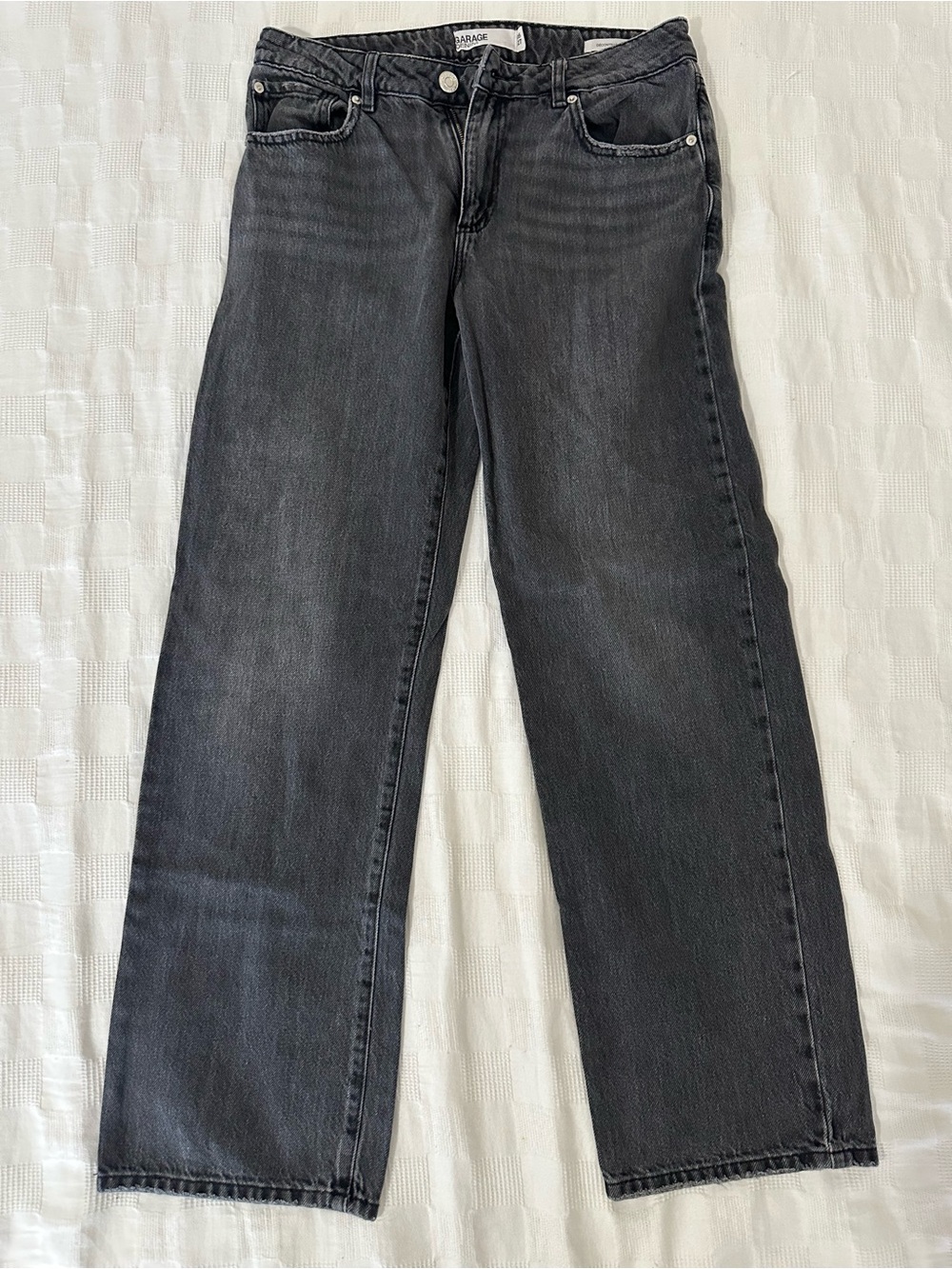Garage Black Slochy Leg Jeans